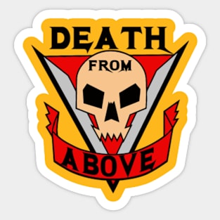 Death from above Sticker